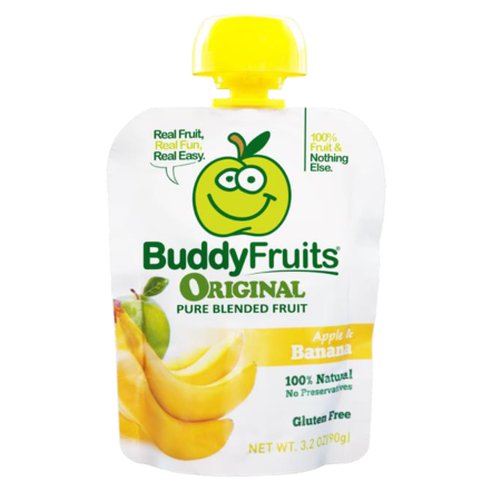 Buddy Fruits Buddy Fruits Pure Blended Banana Snack 3.2 oz., PK18 1852167